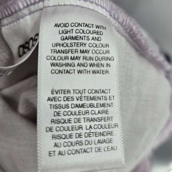 Asos Light Pink Floral Textured Back V-Neck Midi Dress Size 4 - Picture 15 of 15